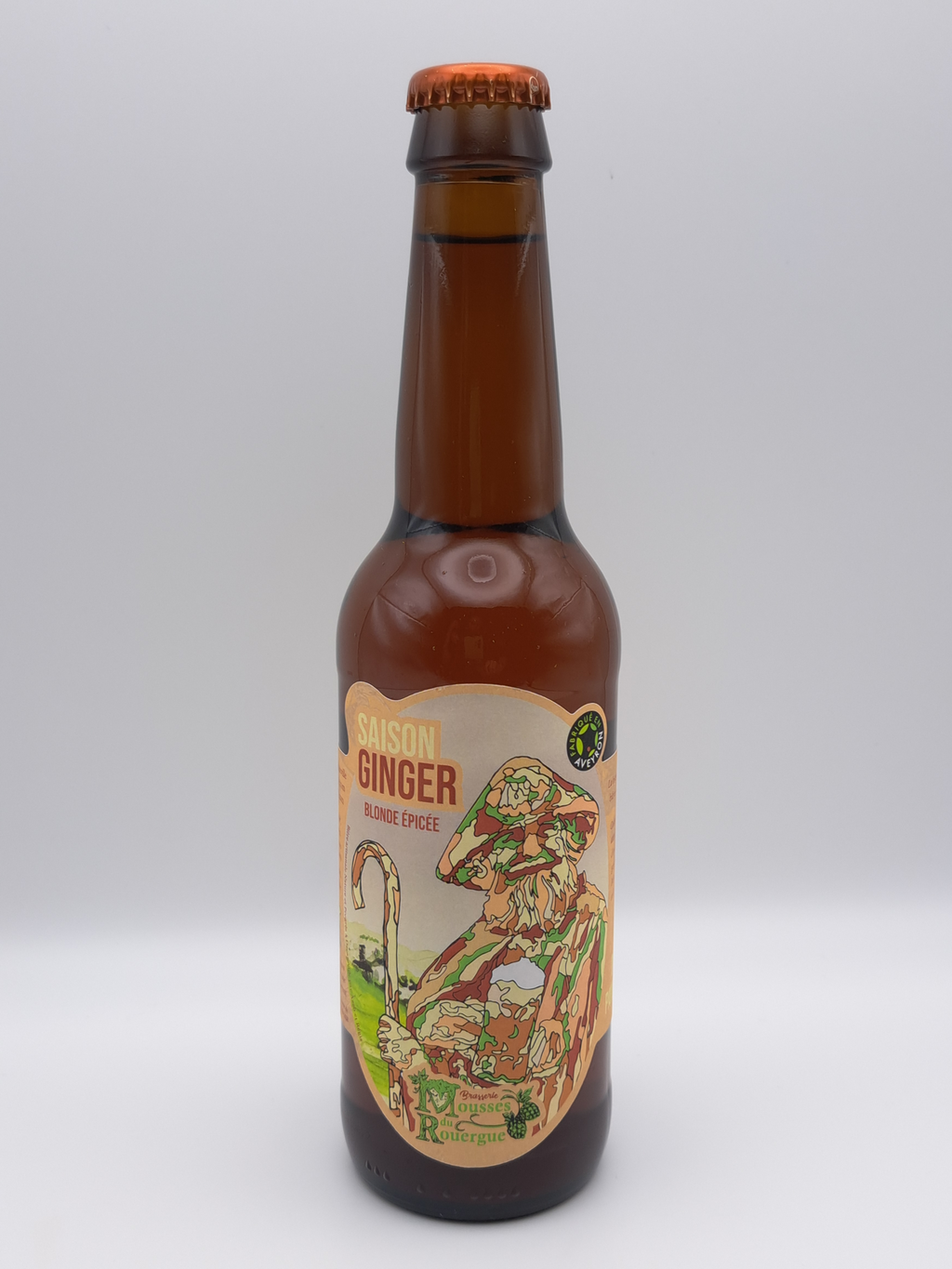Bière de saison Gingembre Bio 33cl - Les Mousses du Rouergue
