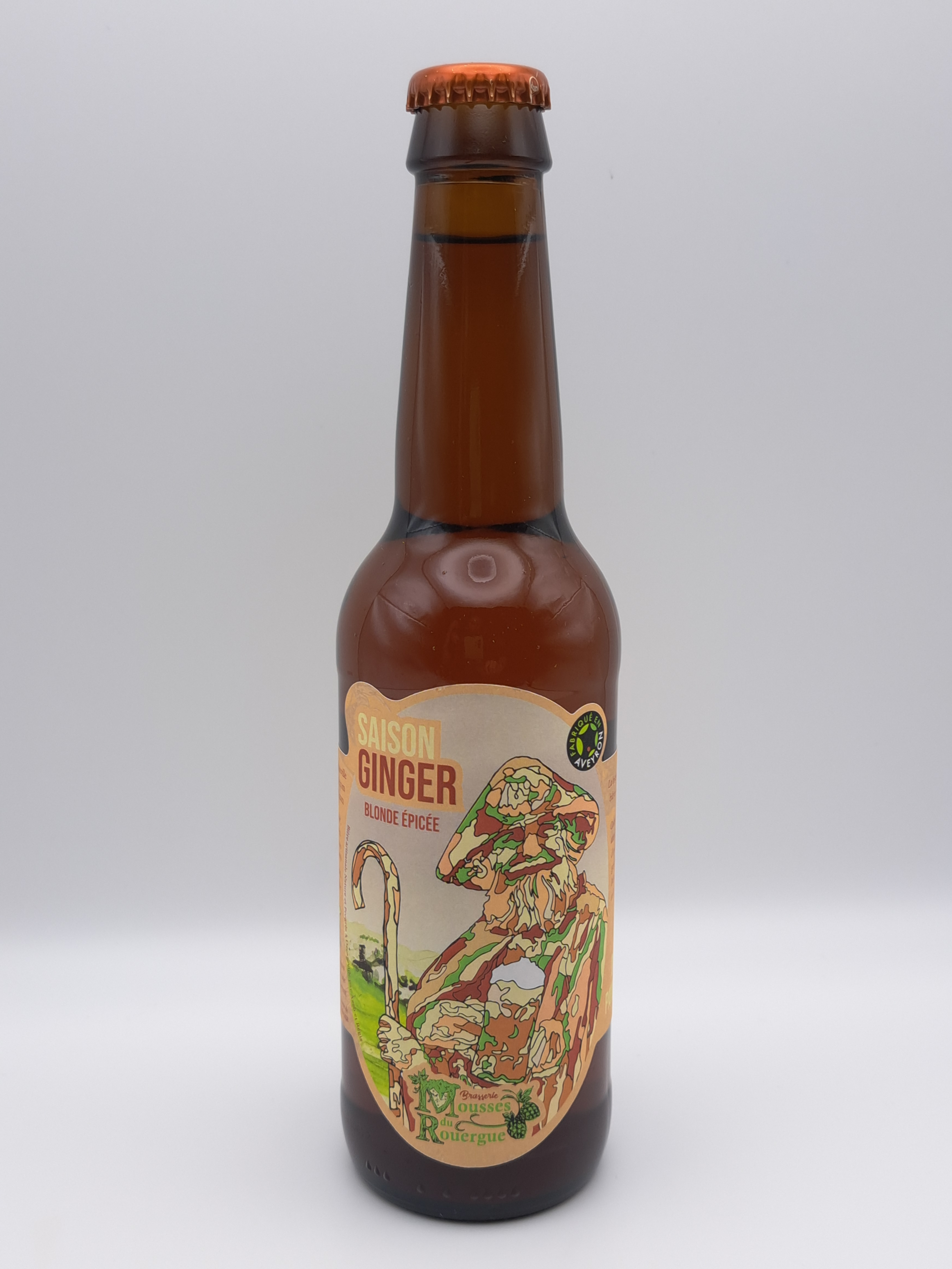 Bière de saison Gingembre Bio 33cl - Les Mousses du Rouergue